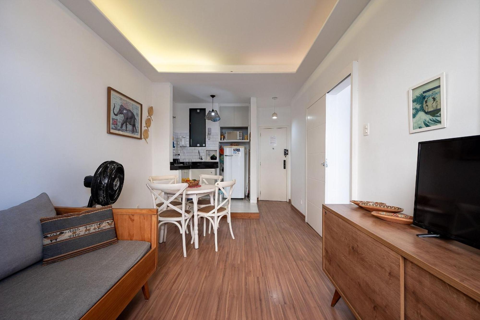 Vista Para A Praia De Copacabana, Quarto E Sala 里约热内卢 外观 照片