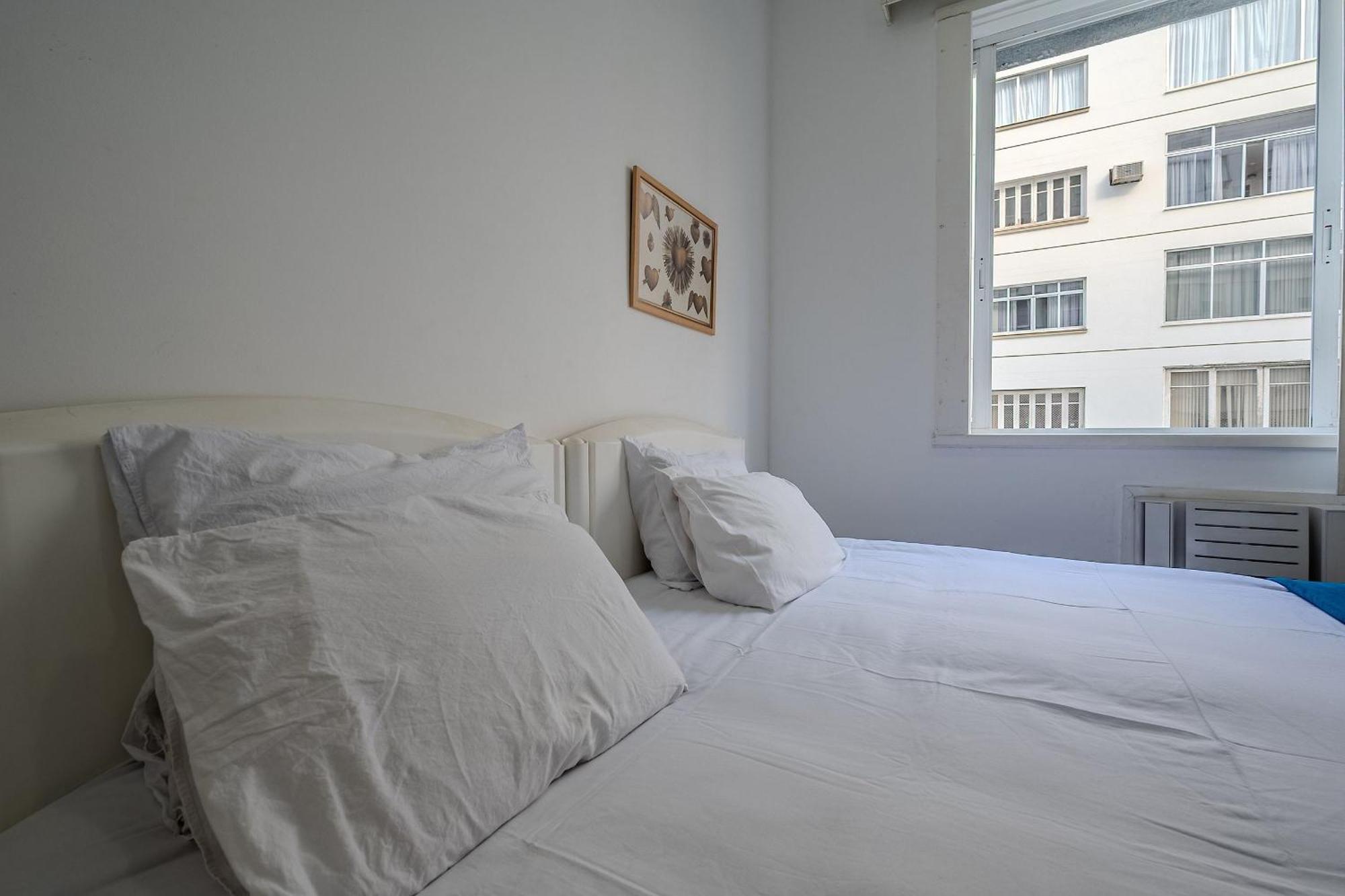 Vista Para A Praia De Copacabana, Quarto E Sala 里约热内卢 外观 照片