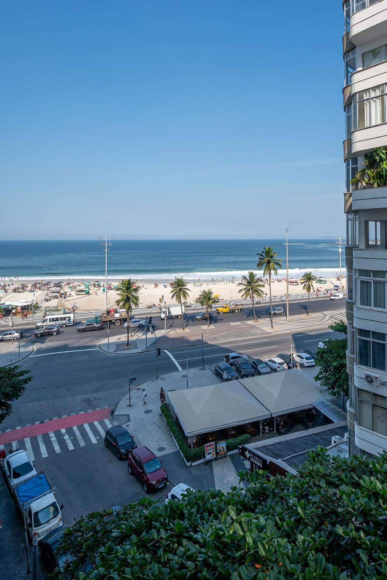 Vista Para A Praia De Copacabana, Quarto E Sala 里约热内卢 外观 照片